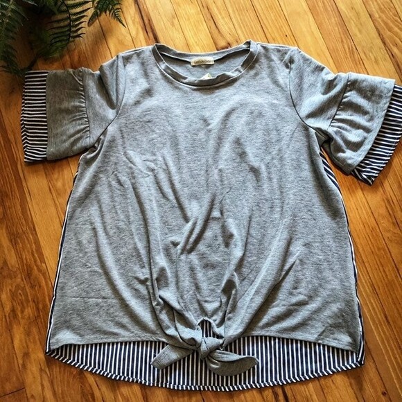 Cotton Bleu Tops - NWT Flirty Blouse
